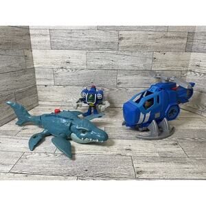 Fisher Price Imaginext Jurassic Park/World Lot Camp Cretaceous Mosasaurus 10”